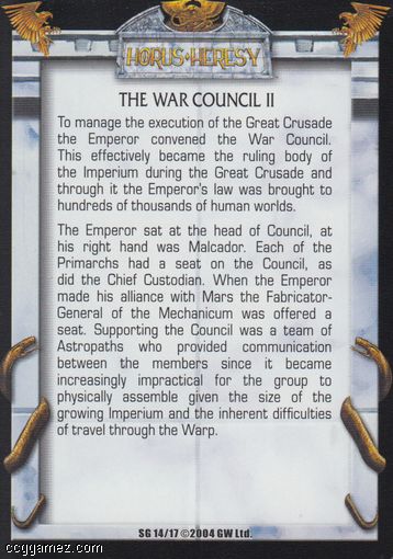 The War Council II